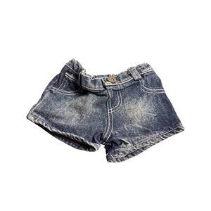 BABW Blue Faded Denim Shorts for Stuffed Animals